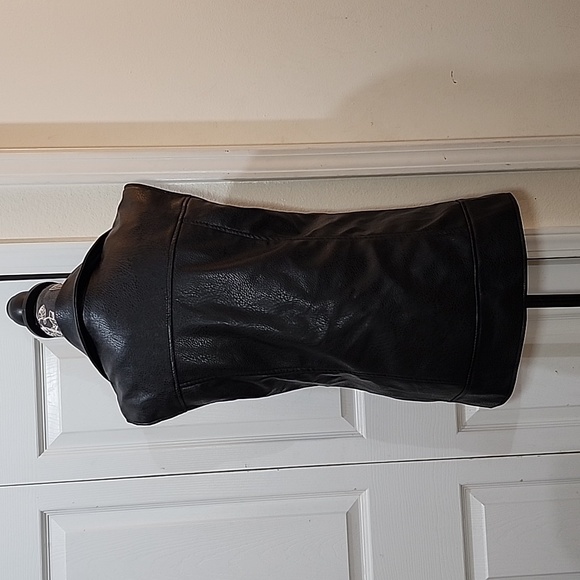 Akira Black Essential Boyfriend Moto Vest M - Picture 3 of 7